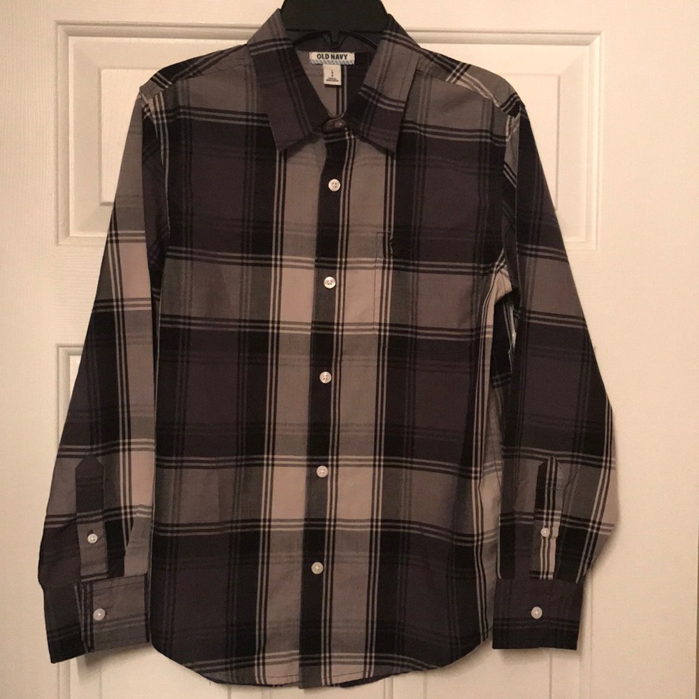 Old Navy Plaid Button Down Shirt
